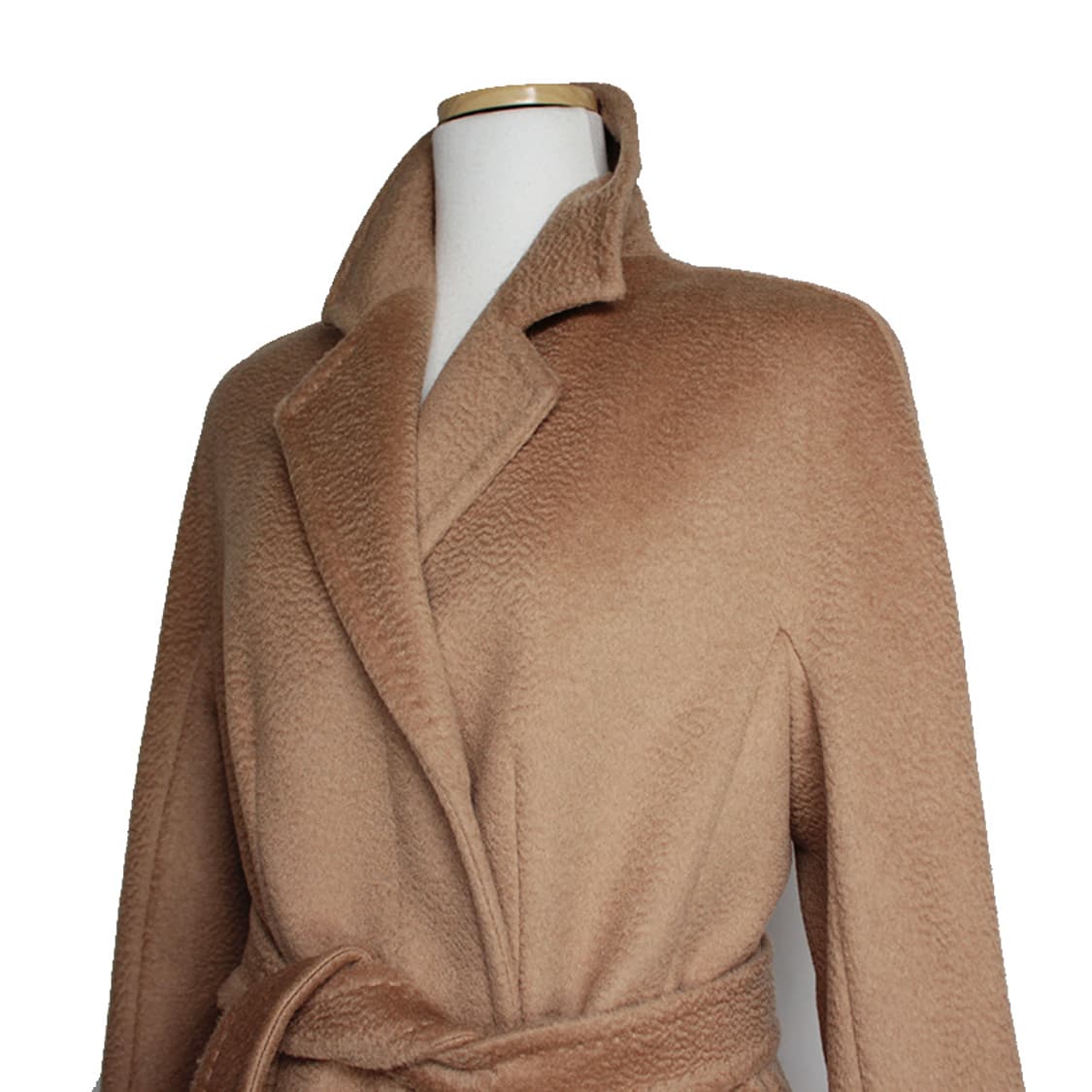 막스마라 카멜 벨티드 코트 66 상품이미지4