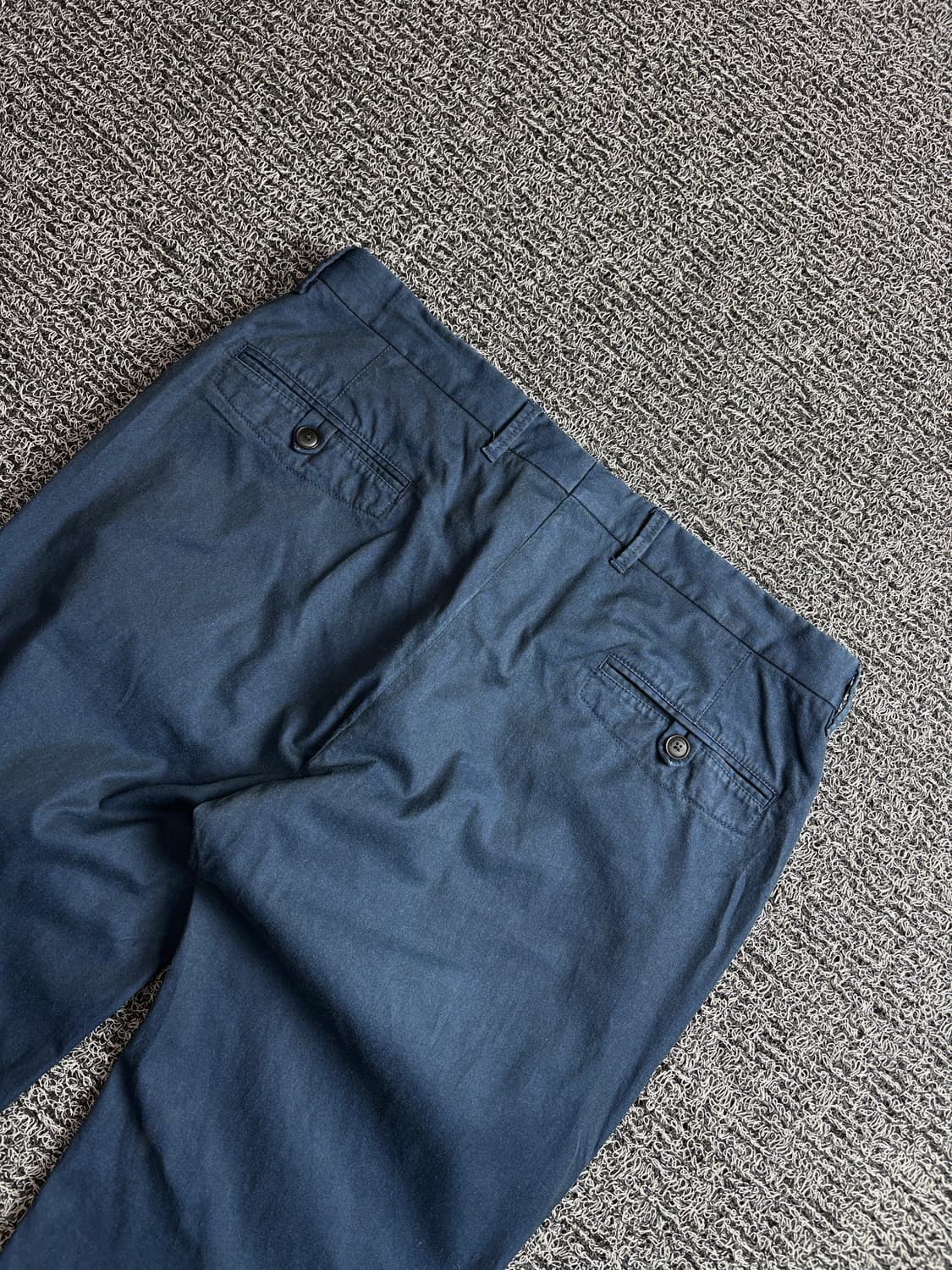 엠포리오 아르마니 아카이브 와이드핏 팬츠 네이비 3678 상품이미지5