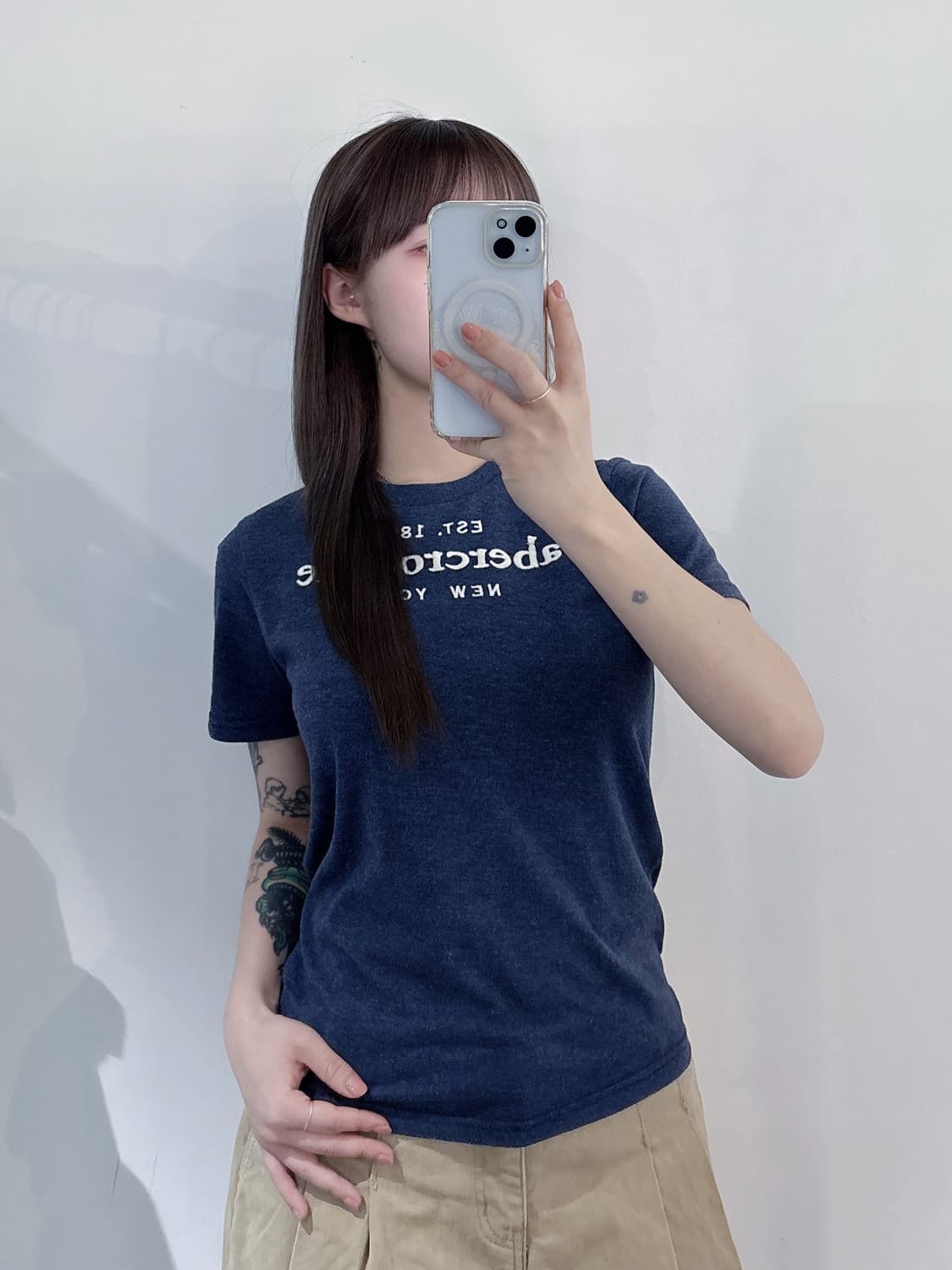 아베크롬비 스펠로고 반팔 상품이미지2