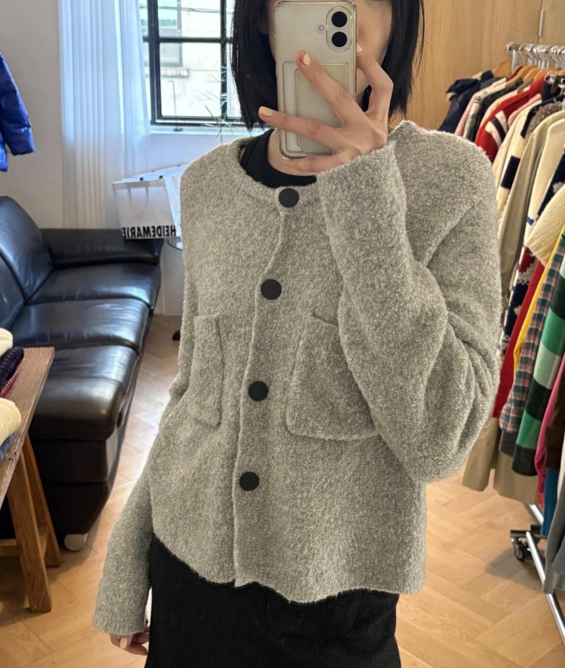 22년 띠어리 부클가디건 상품이미지1