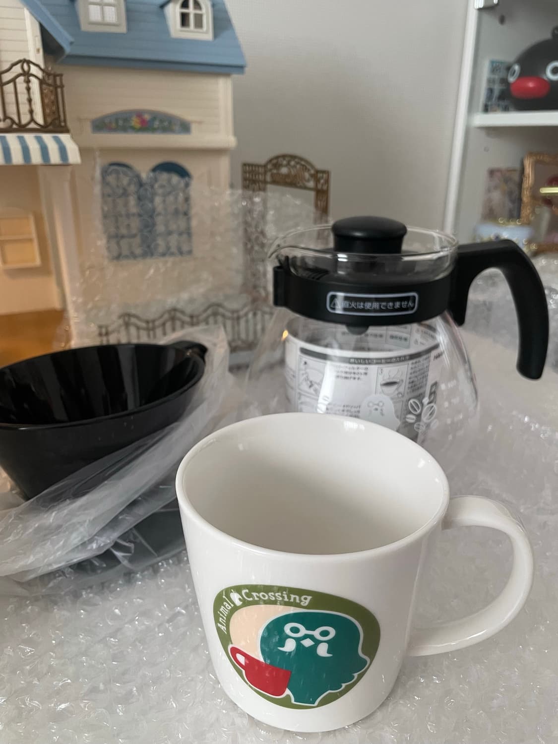 (미사용 새상품) 동물의숲 마스터 커피서버 풀세트 모동숲 고전 빈티지 상품이미지9