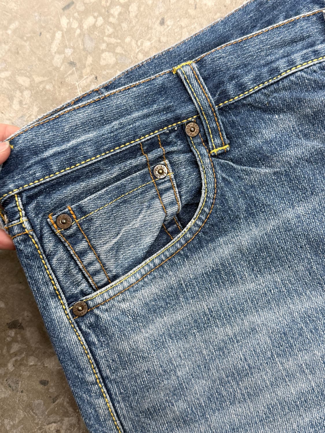 EVISU 00s Lot 2001 Selvedge Denim 상품이미지5