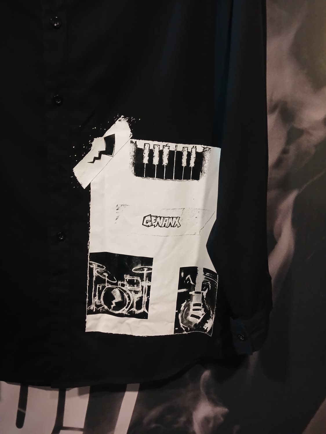 Genanx 프린팅 셔츠 상품이미지3