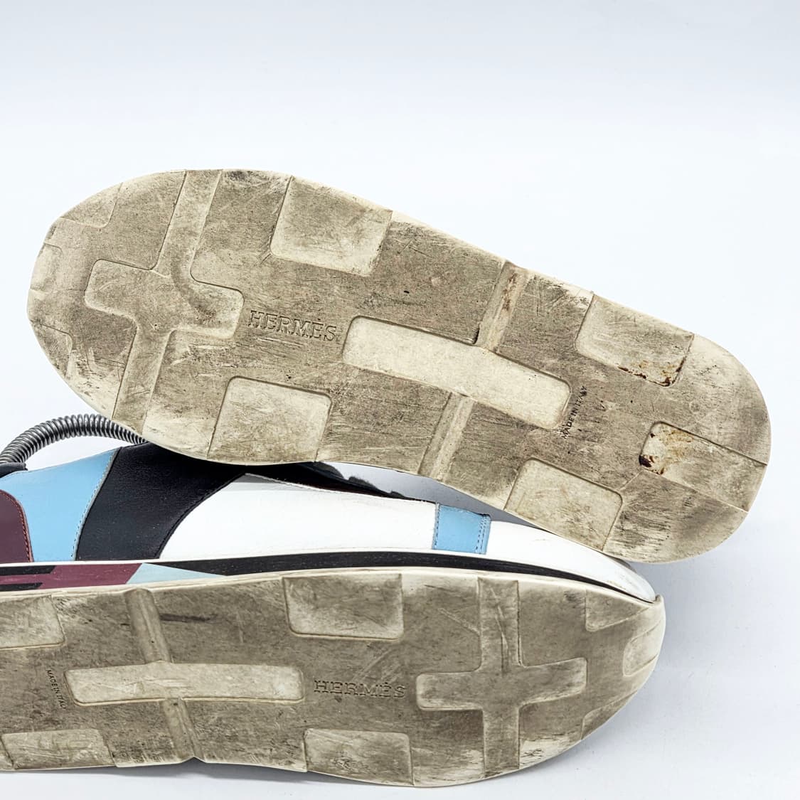  에르메스 우먼스 레더 트레이너 스니커즈 멀티 (36 1/2)  상품이미지3