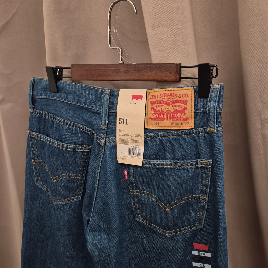리바이스 511 슬림핏 30 (새상품) 상품이미지2