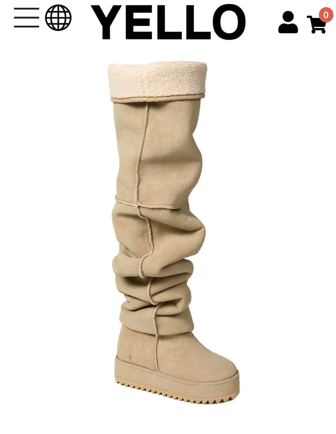 Yello 매그놀리아 베이지  부츠 L 구합니다 상품이미지1