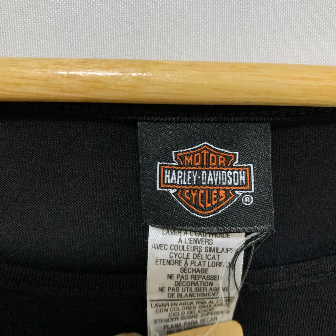 할리데이비슨 빈티지 프린팅 본디지 디테일 펑크 반팔 티셔츠 XL 상품이미지9