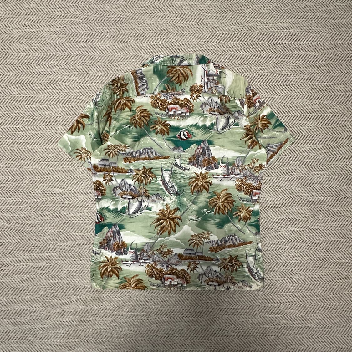 VINTAGE usa made hawaiian shirt 상품이미지2
