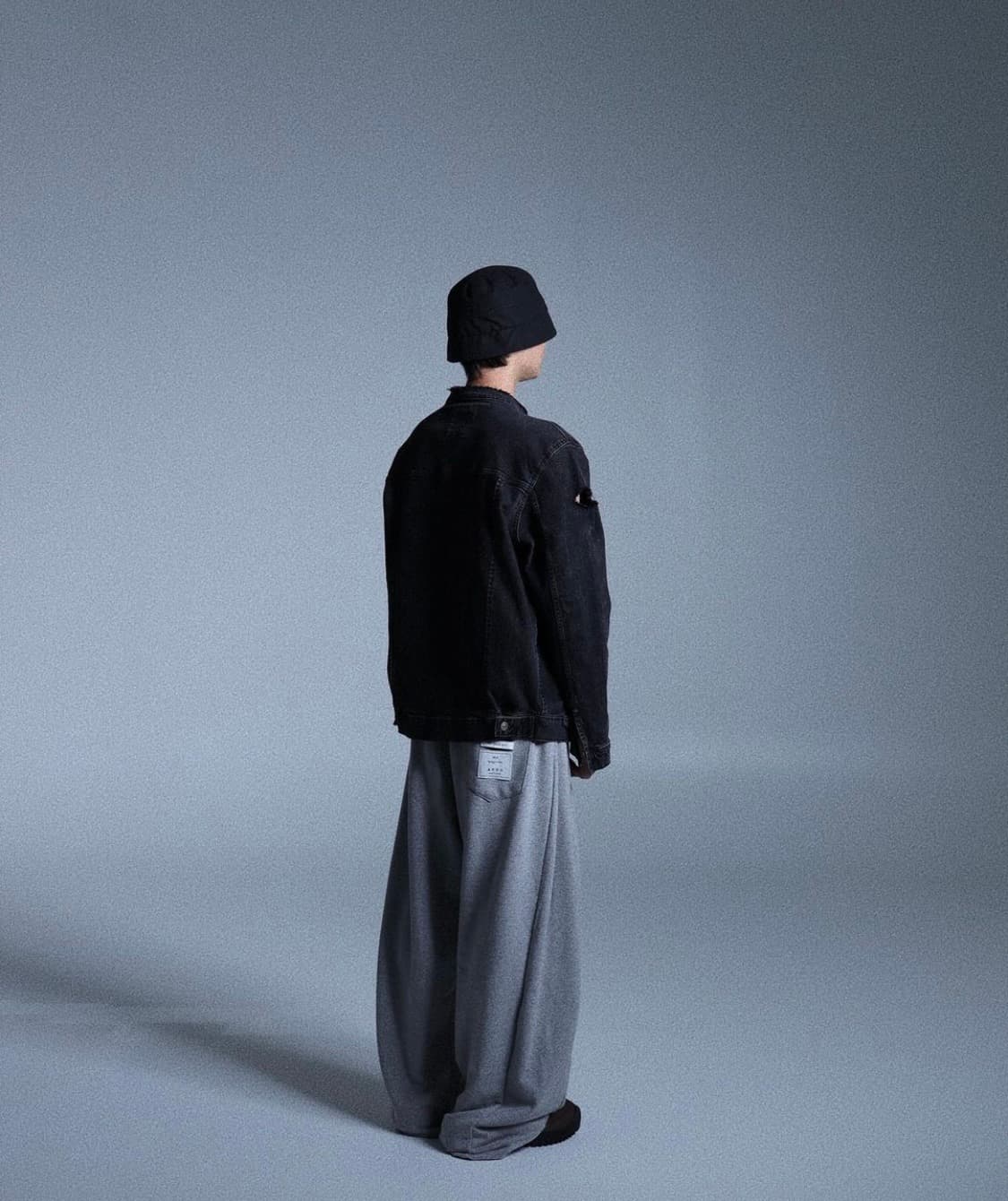뉴치프시크 와이드 스윗팬츠 그레이 상품이미지3