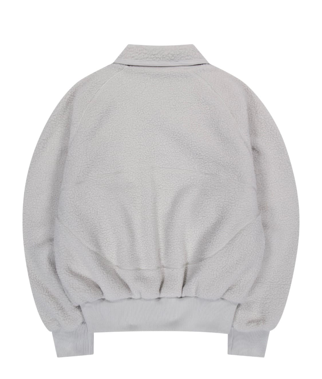 COYSEIO ROUND FLEECE JACKET LIGHT GREY 상품이미지2