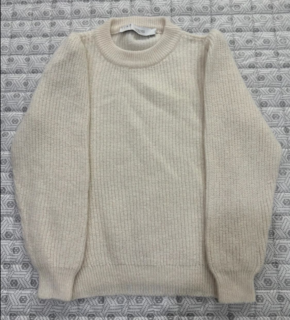 한섬 이로 IRO 아이보리 오버핏 퍼프 니트 ~55 상품이미지2