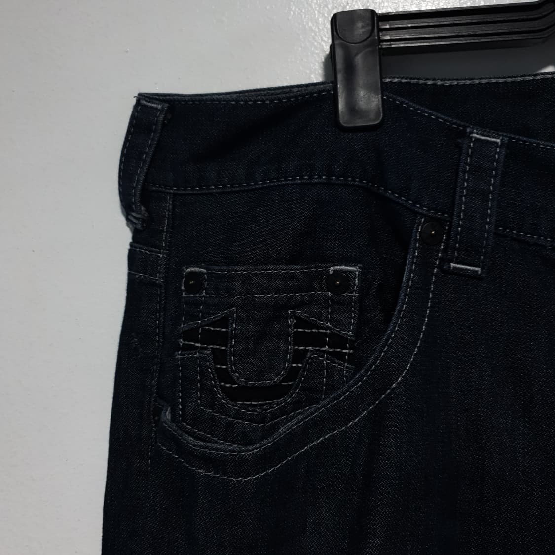 36인치) 트루릴리전 큐알 정품 섹션 모토 바이커 데님 팬츠 청바지 발망 상품이미지4
