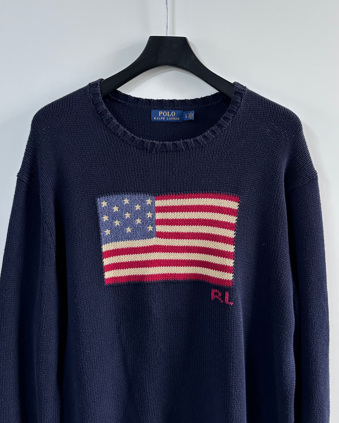 폴로 성조기 코튼 니트 (va.24) 상품이미지2
