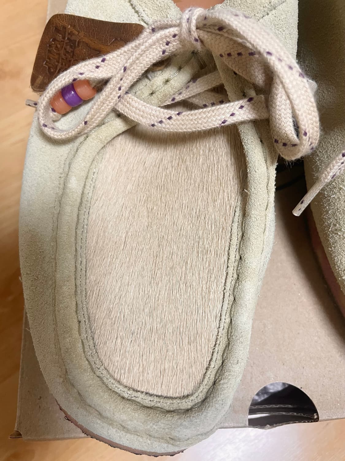 Clarks x Aries 왈라비 콤비 메이플 상품이미지6