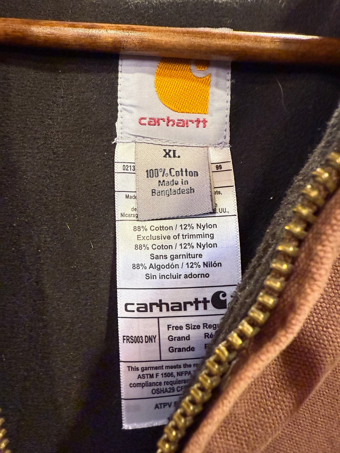 칼하트 브라운 디트로이드 자켓 상품이미지2