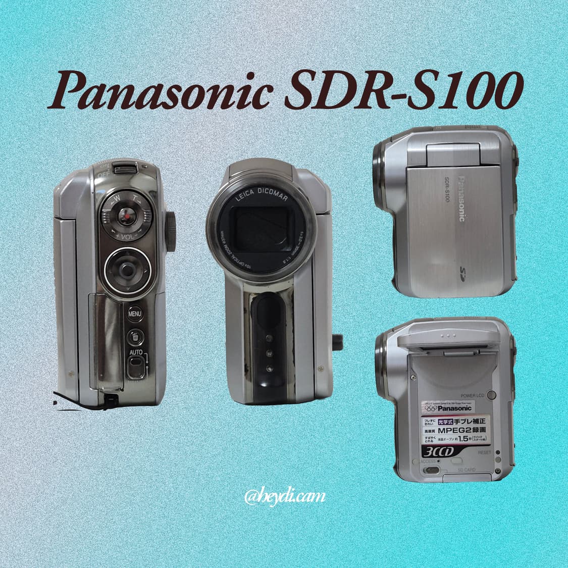 (강민경 캠코더) 파나소닉 sdr-s100 미개봉배터리1추가!
 상품이미지2