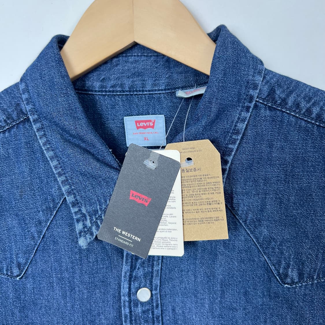 Levis 리바이스 데님 웨스턴 셔츠 상품이미지3