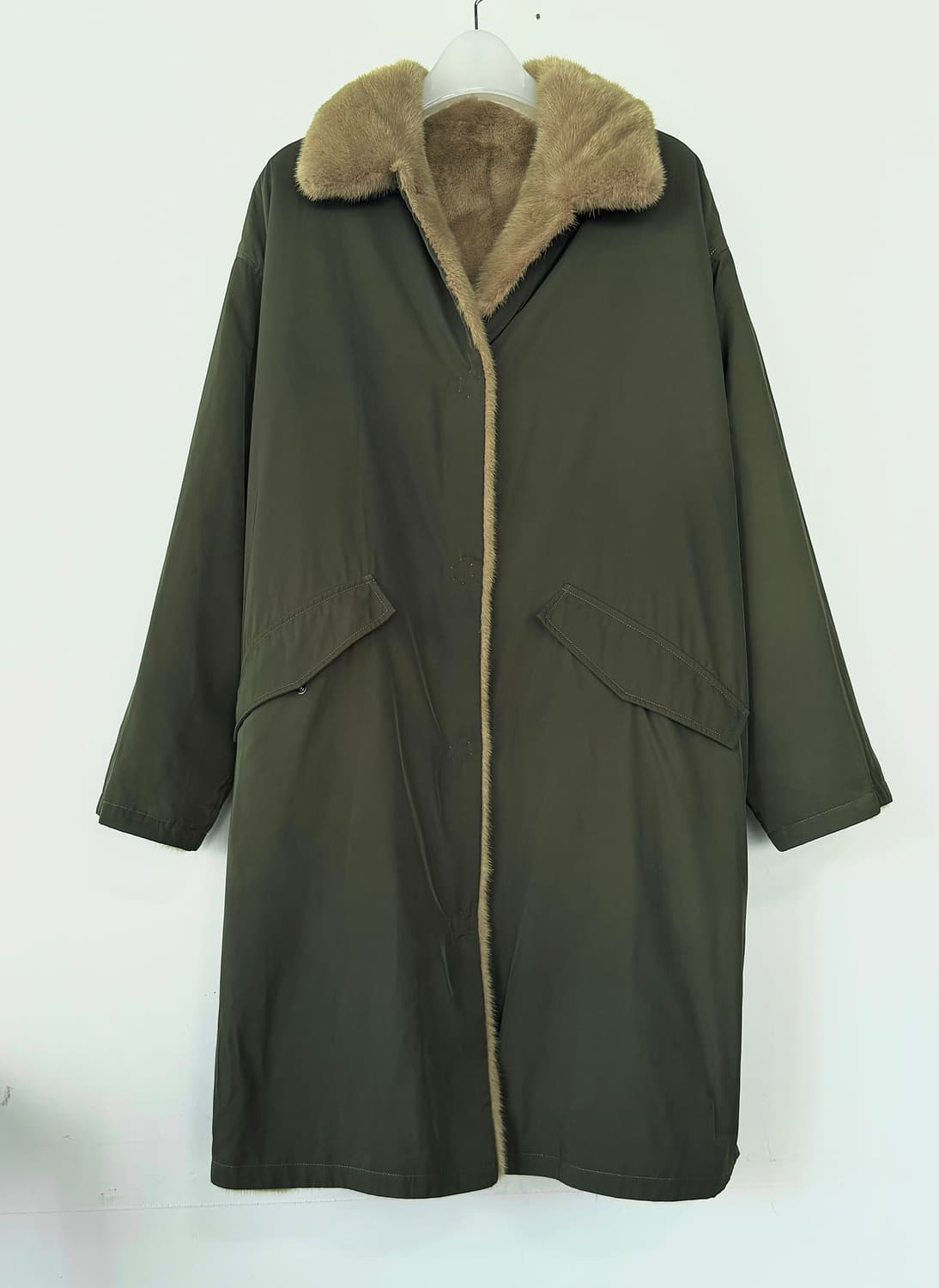 이브살로몬 24FW 리버서블 밍크 모피 코트 상품이미지9