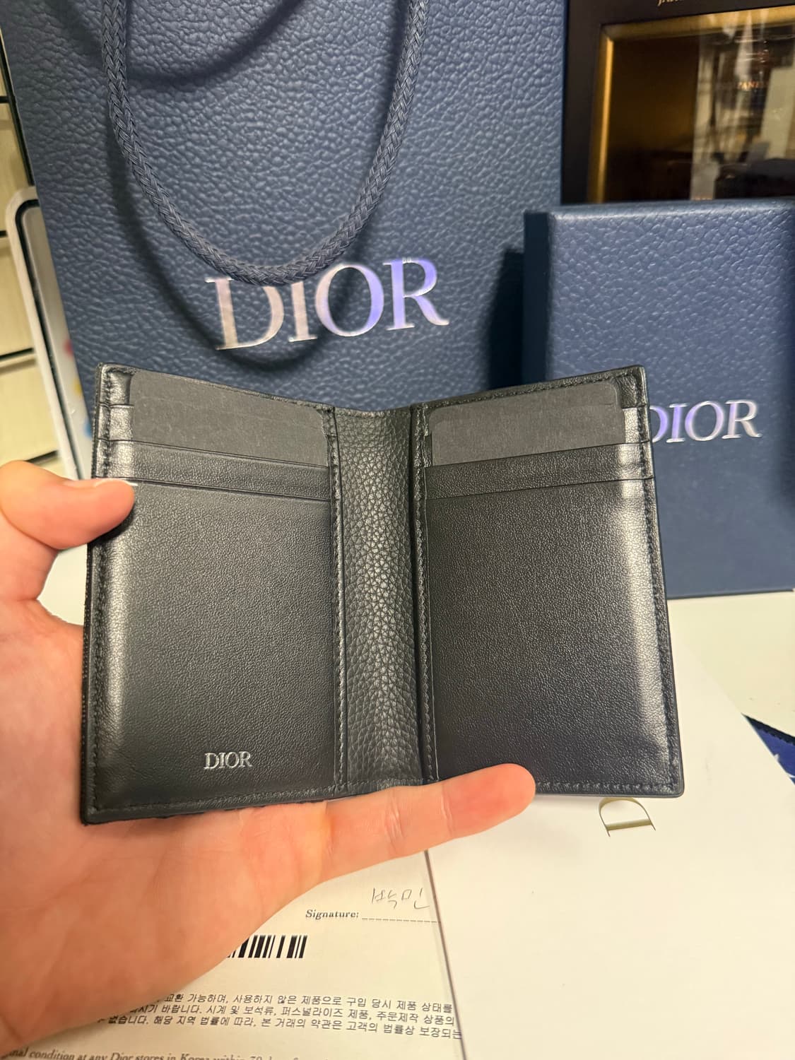 디올 오거나이저 신형 반지갑 풀구성 상품이미지3