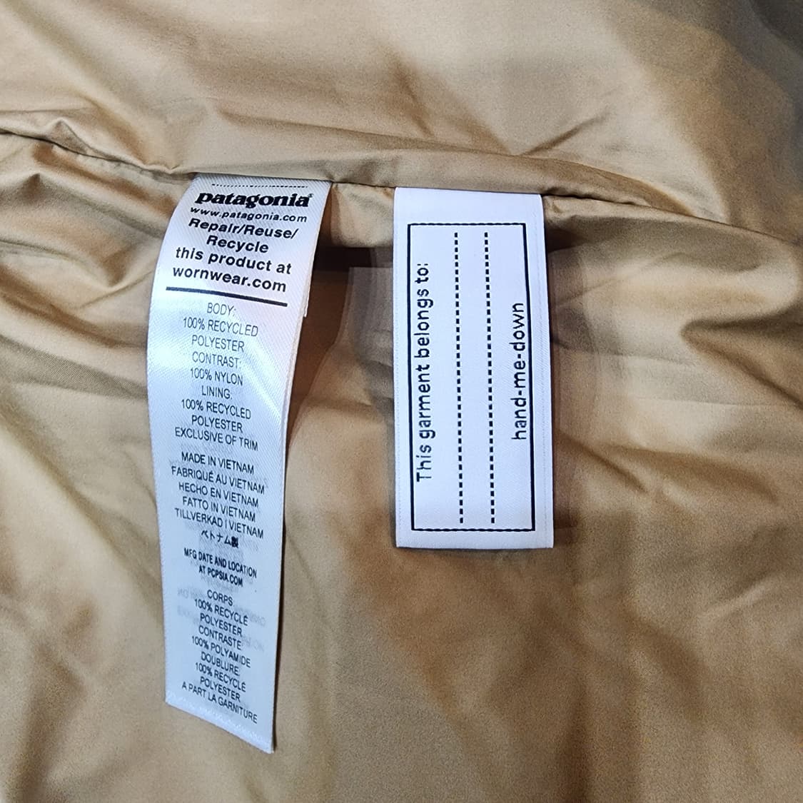 파타고니아 레트로X 조끼 레드 (키즈) 12y 새제품 상품이미지8