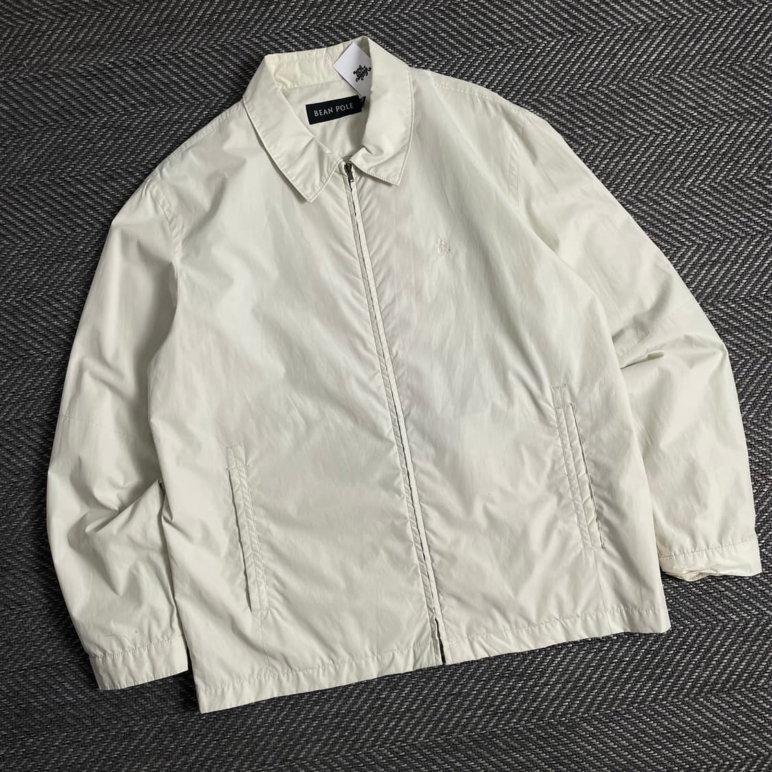 빈폴 자수로고 미니멀 폴리쉘 스윙톱 자켓y 3327 상품이미지1