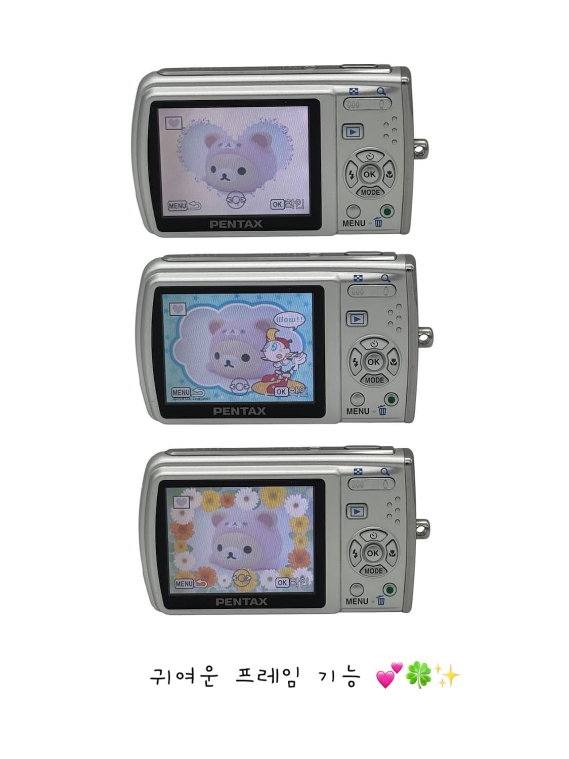 (프레임꾸미기✨) 펜탁스 옵티오 Optio M40 디카 디지털카메라 상품이미지5