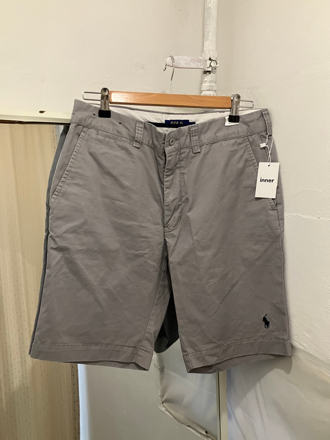 Polo Ralph Lauren 코튼 그레이 쇼츠 팬츠 32 상품이미지1