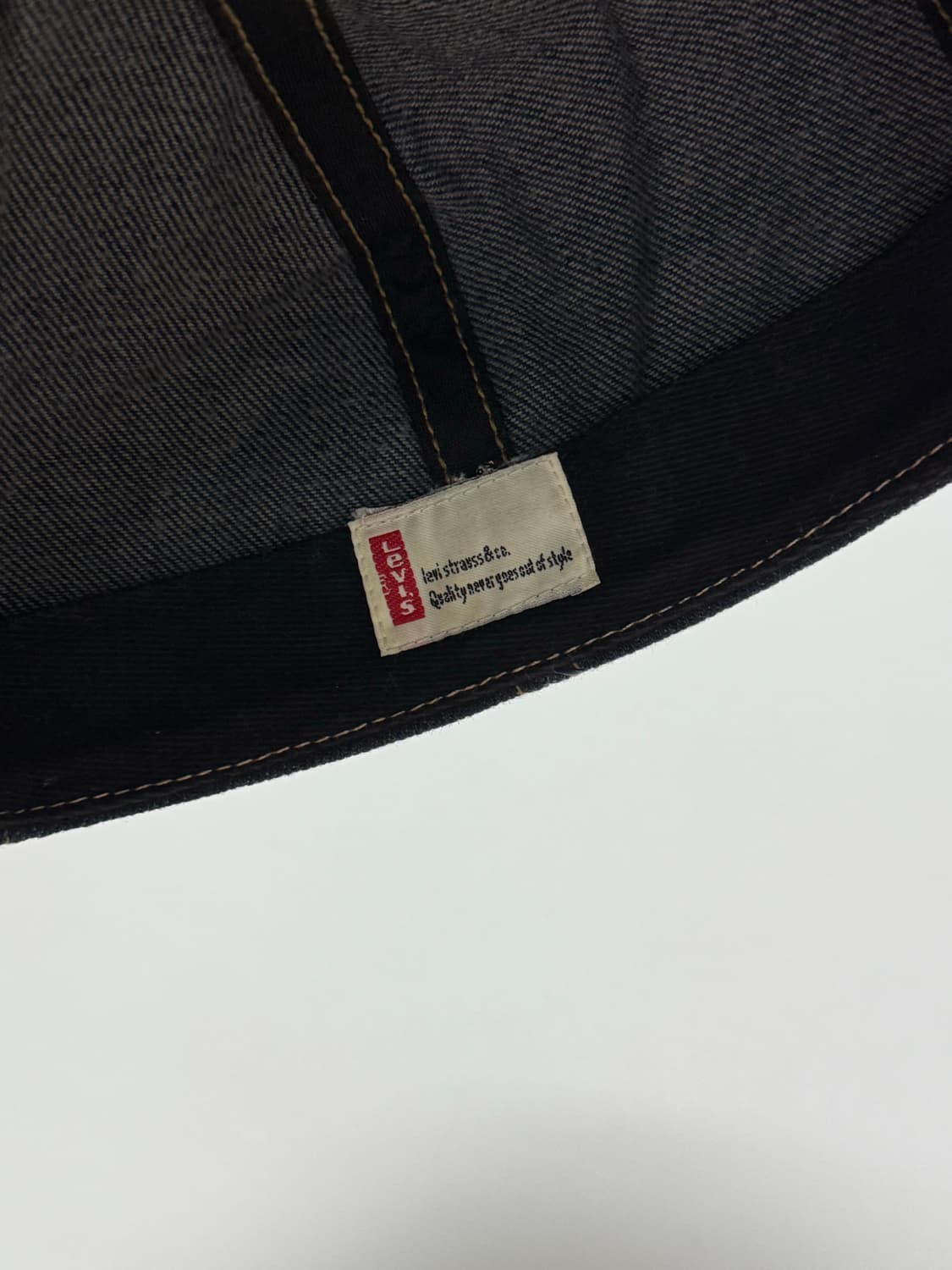 빈티지 리바이스 데님  헌팅캡 상품이미지4