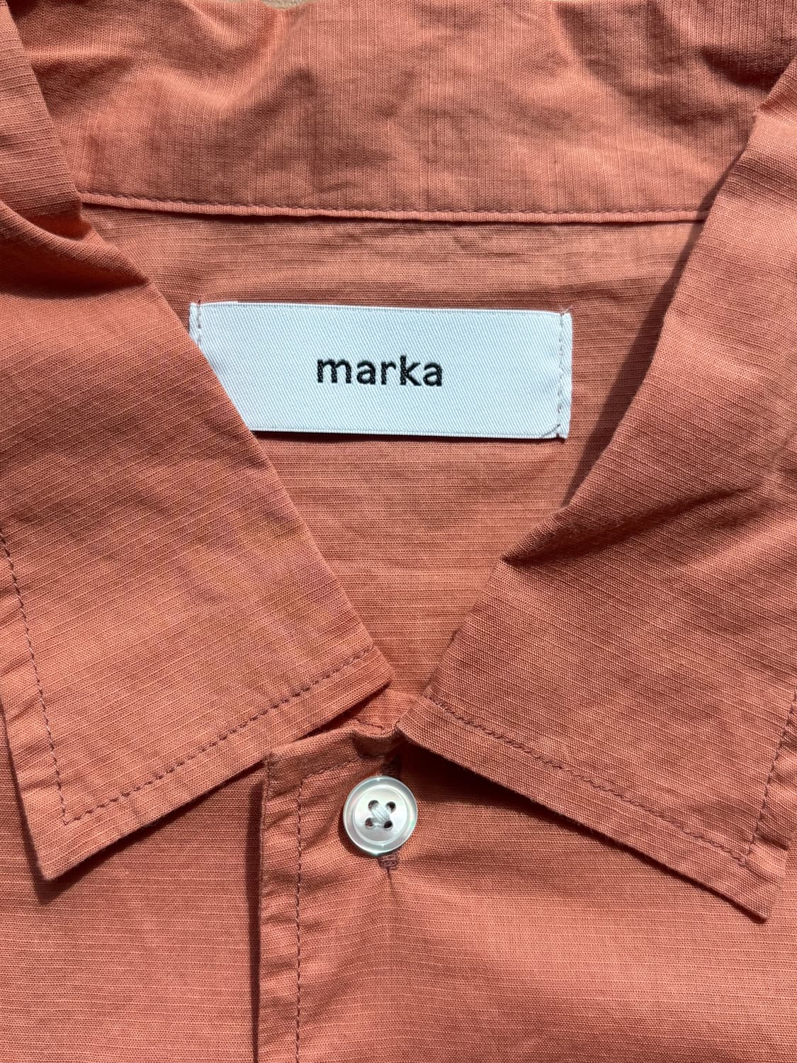 [새상품] 마카웨어 마카 오렌지 여름 린넨 셔츠 상품이미지2