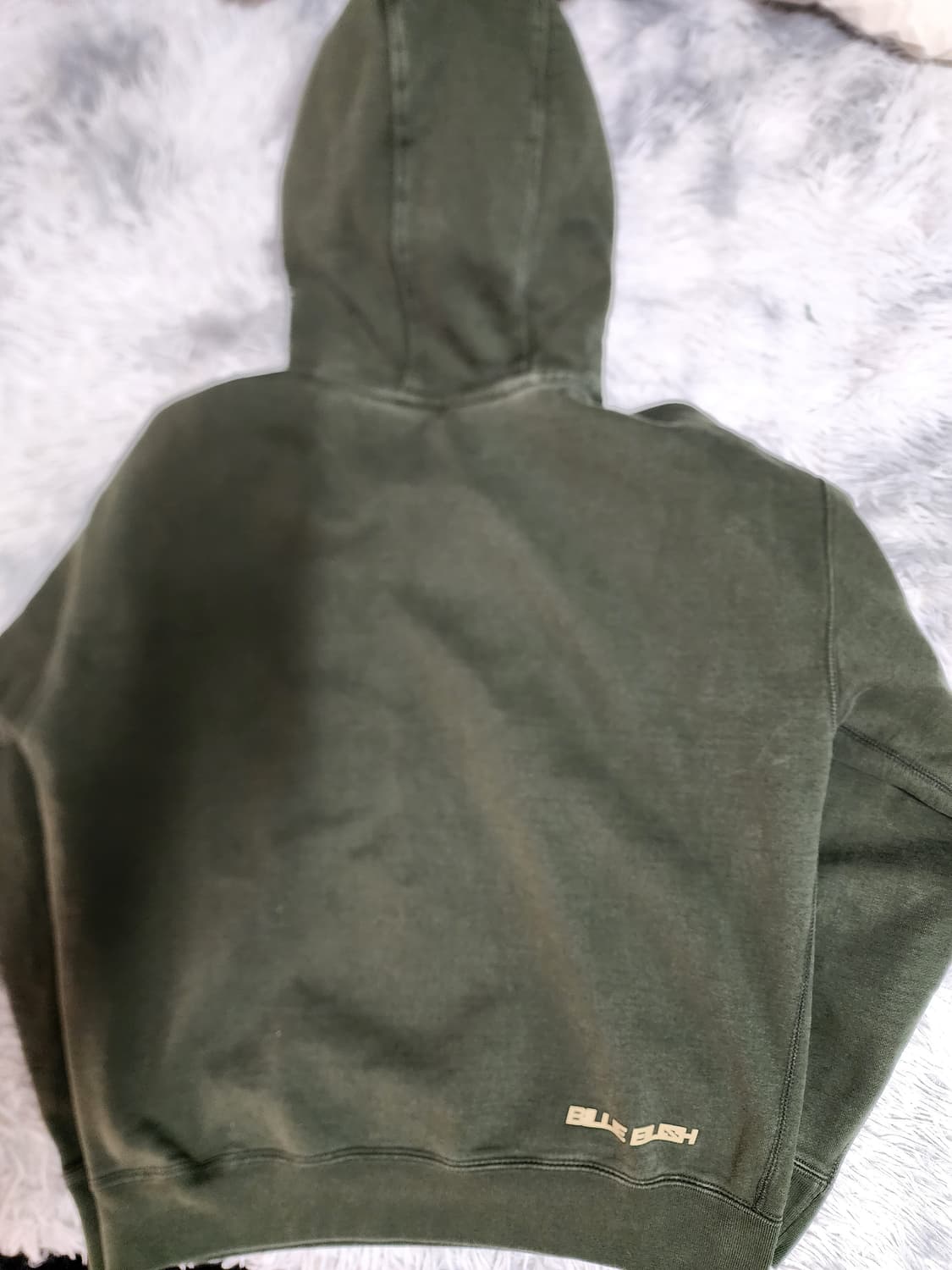 나이키 빌리아일리시 올리브색 후드티 상품이미지2