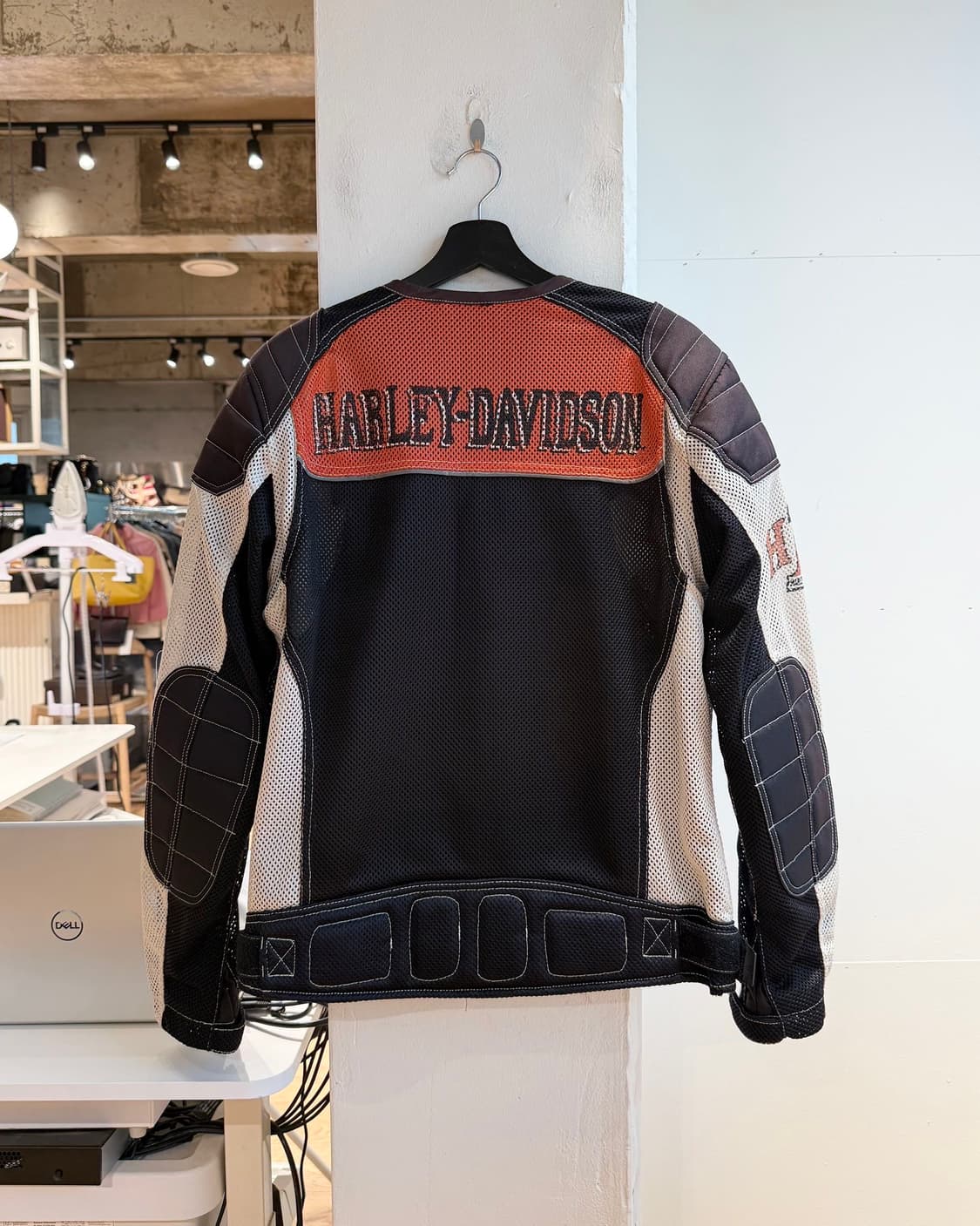 할리데이비슨 컬러블록 메쉬 라이더 자켓  상품이미지6