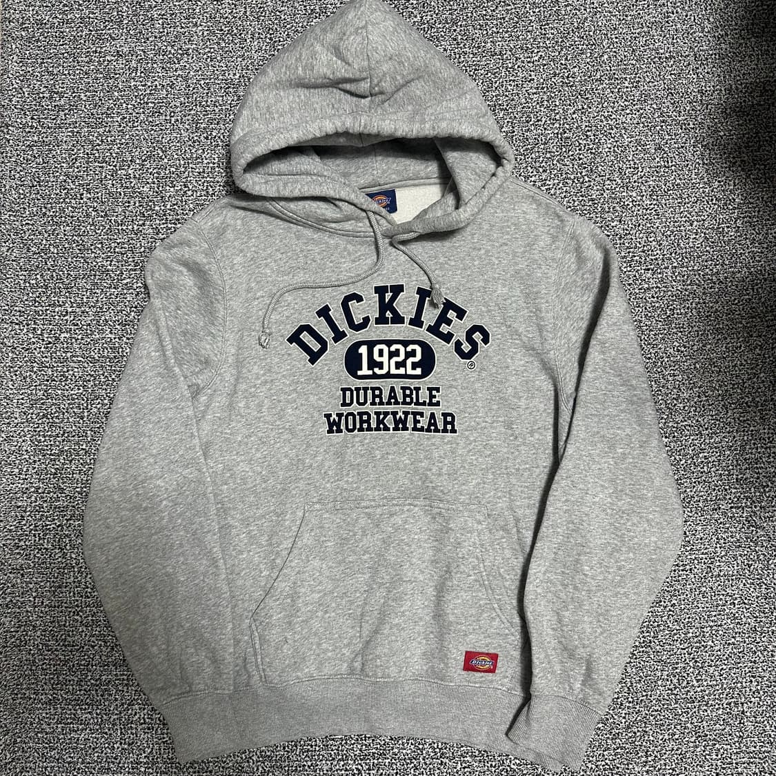 (M) 디키즈 로고 후드티 그레이 상품이미지1
