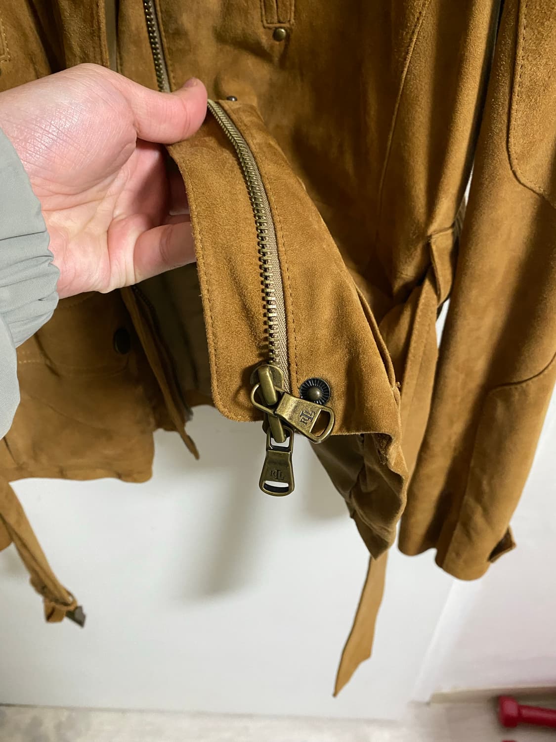 90s 빈티지 로렌 랄프 로렌 스웨이드 자켓 상품이미지4