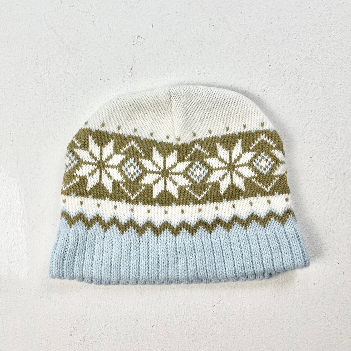 [OS] 빈티지 노르딕 패턴 비니 상품이미지1