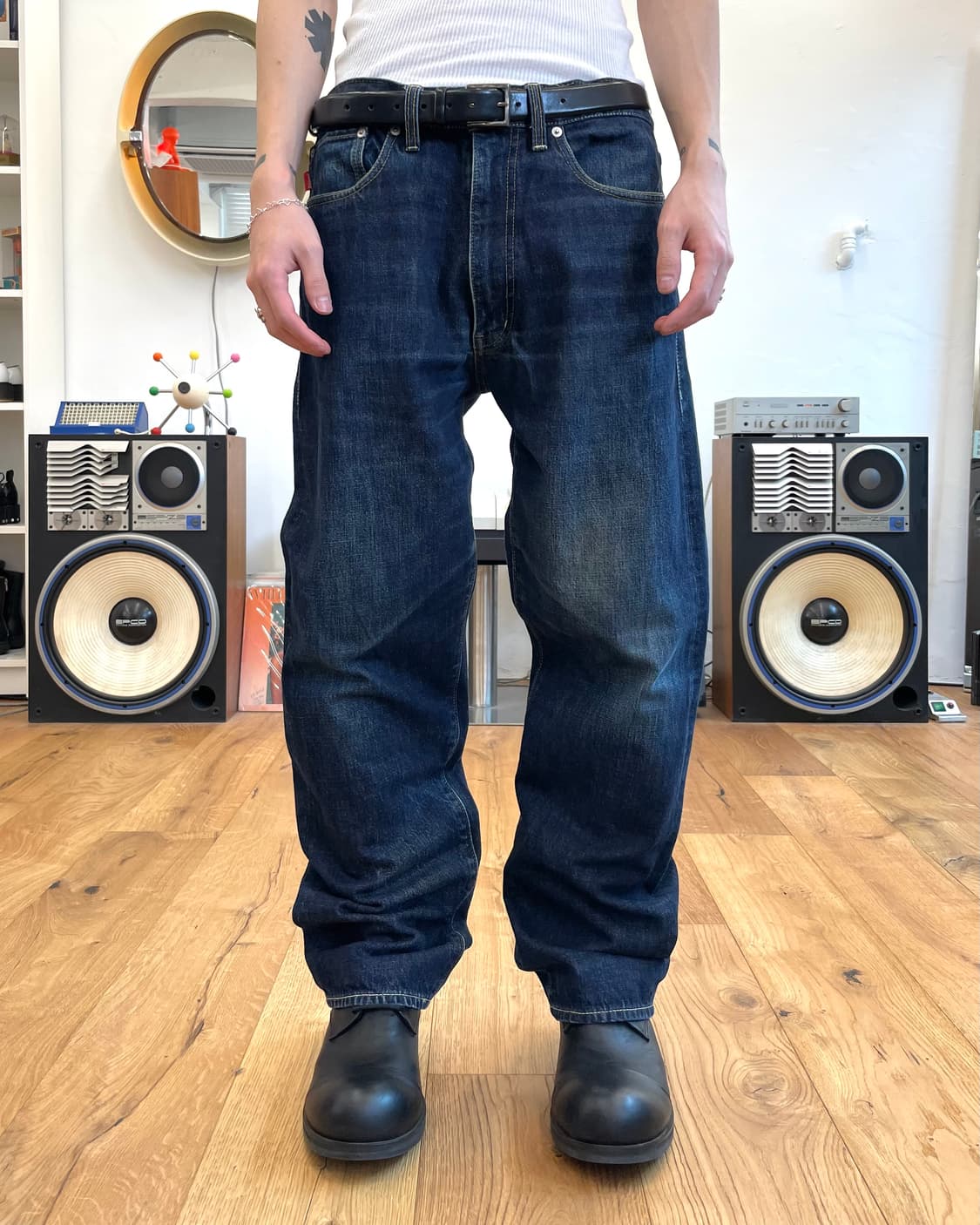 [32] 스투시 러프아웃 00s 데님 팬츠 상품이미지2