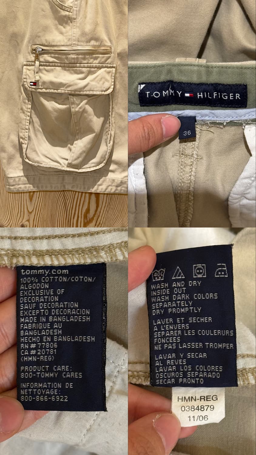 타미힐피거 카고 반바지 베이지 상품이미지10