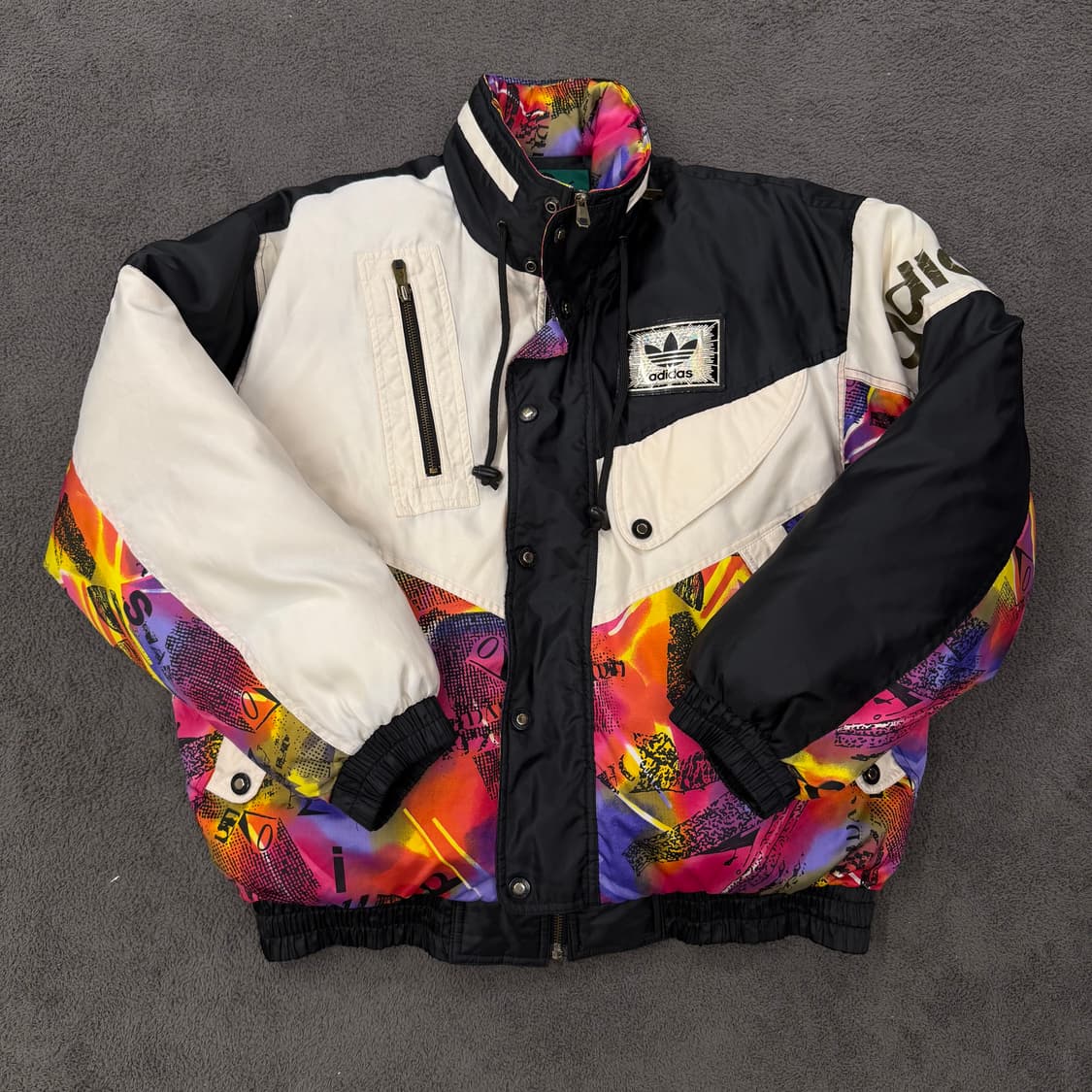 [ 정품/100 ] 80s 아디다스 파이어버드 올드스쿨 스키 패딩 상품이미지2