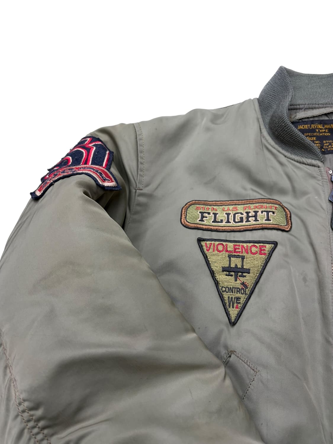 U.S. Air Force MA-1 패치 커스텀 플라이트 자켓 상품이미지6