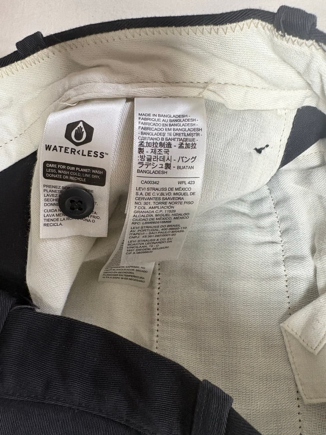 Levis 리바이스 블랙 치노 팬츠 W32 상품이미지4