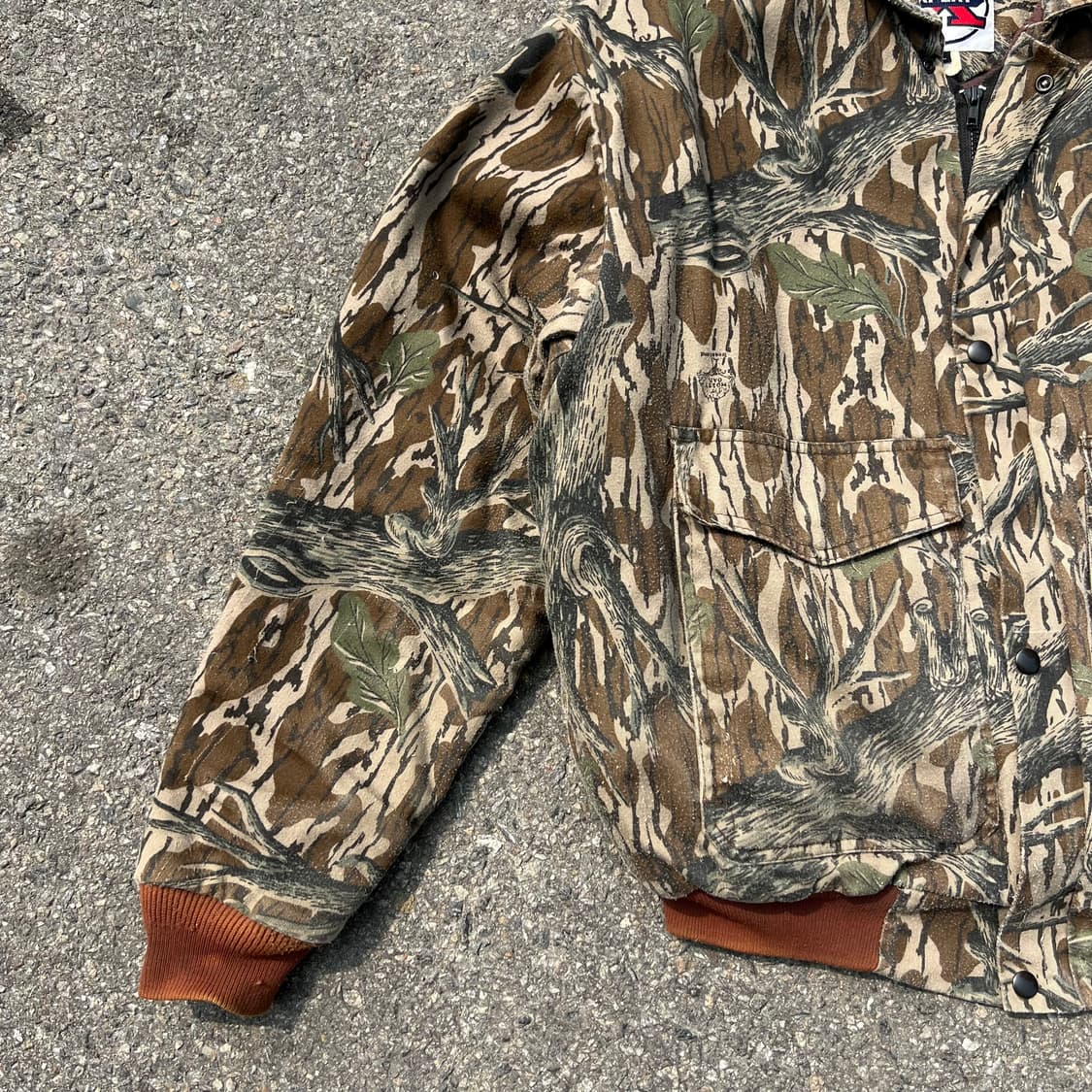 90’s Mossy Oaks 리얼트리 카모 봄버 자켓 상품이미지4