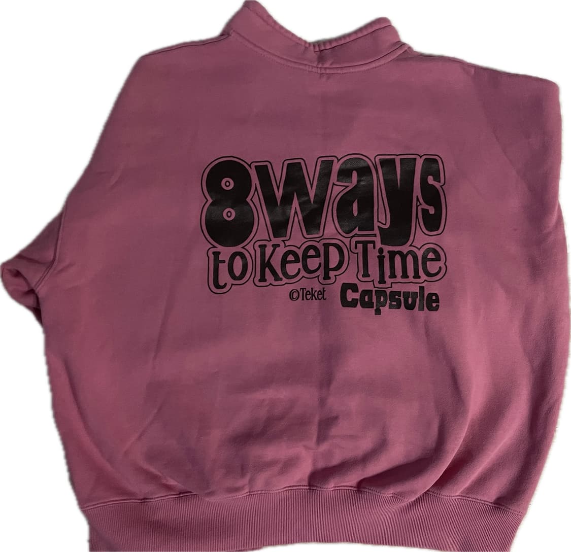 테켓 하프집업 핑크 m 상품이미지3