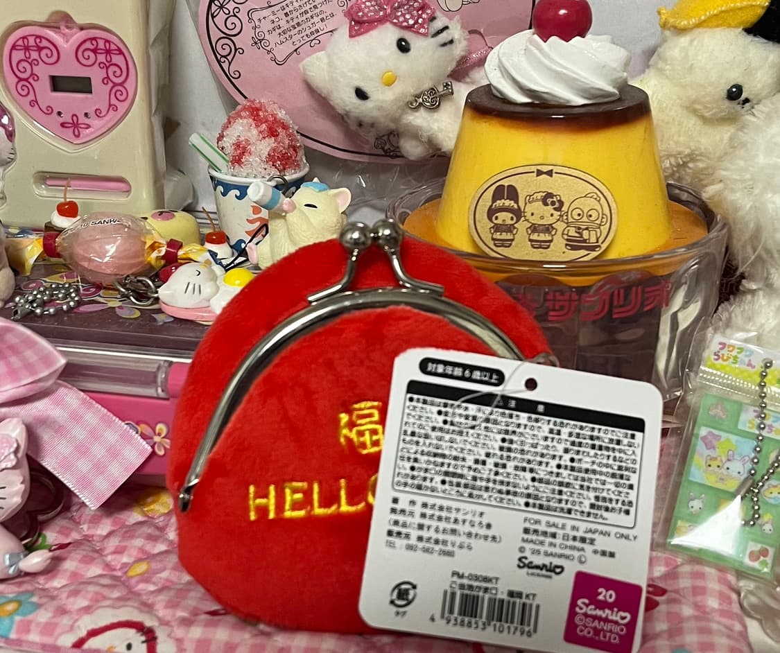 일본 딸기 키티 지갑 산리오 고전 스위츠 갸루 키티 파우치 동전지갑 상품이미지3