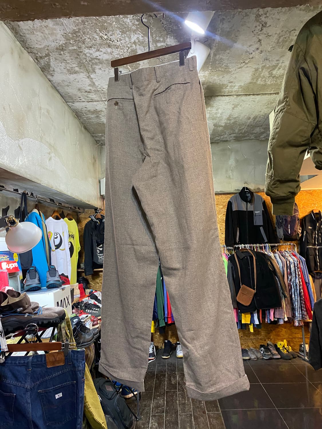 Yohji Yamamoto 요지 베이지 와일드 팬츠 상품이미지2