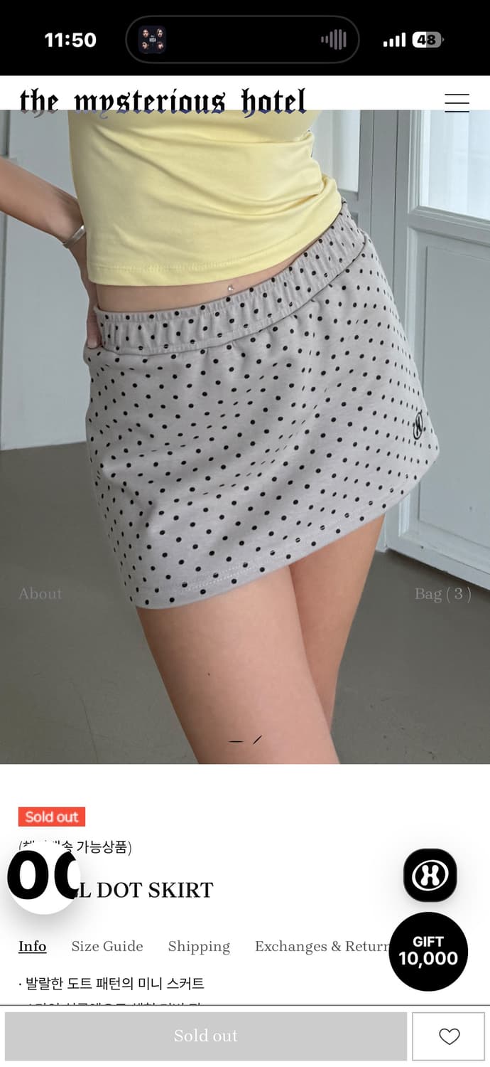 더미스테리어스호텔 도트 상품이미지1