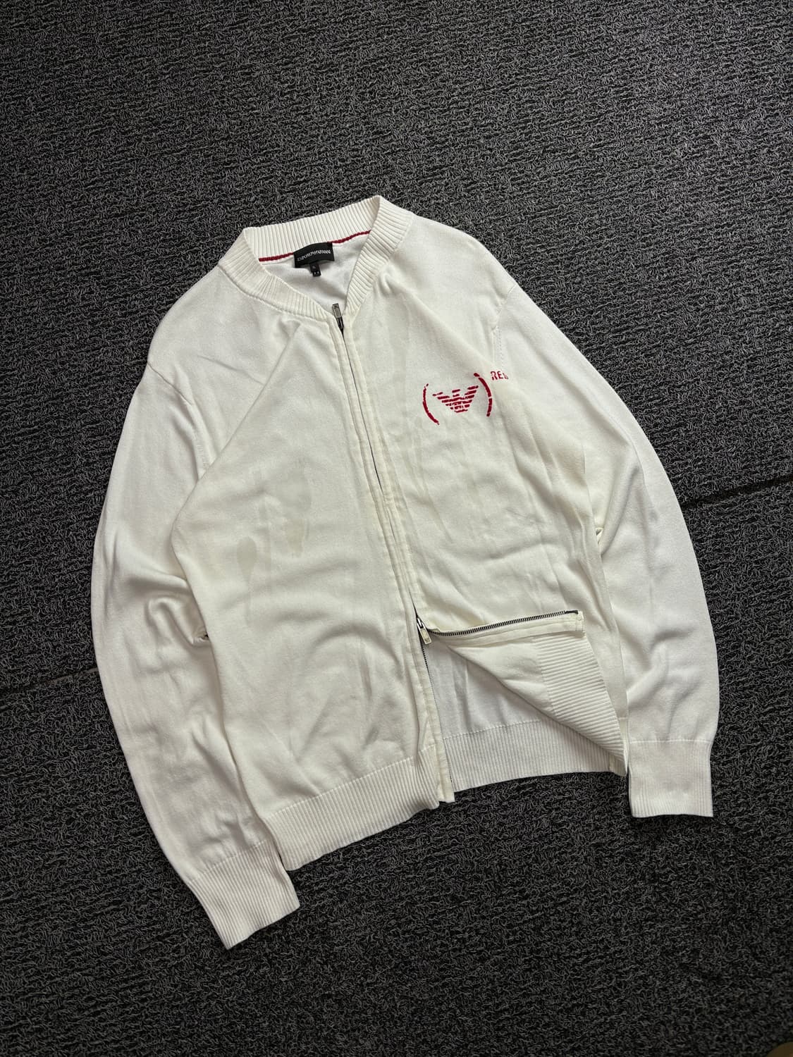 엠페리오 아르마니 시그니처 미니멀 투웨이 니트 집업 2291 상품이미지1