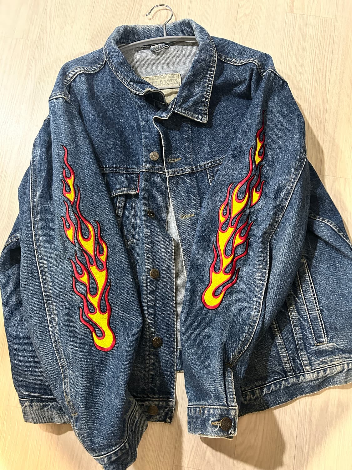 자수 데님 지켓 빈티지 상품이미지2