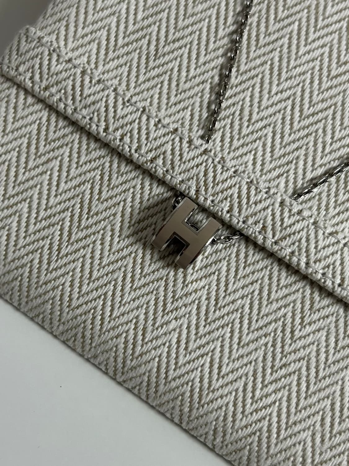 [정품] 새상품급 / 에르메스 미니 팝아슈 펜던트 목걸이 마롱 글라쎄 상품이미지3