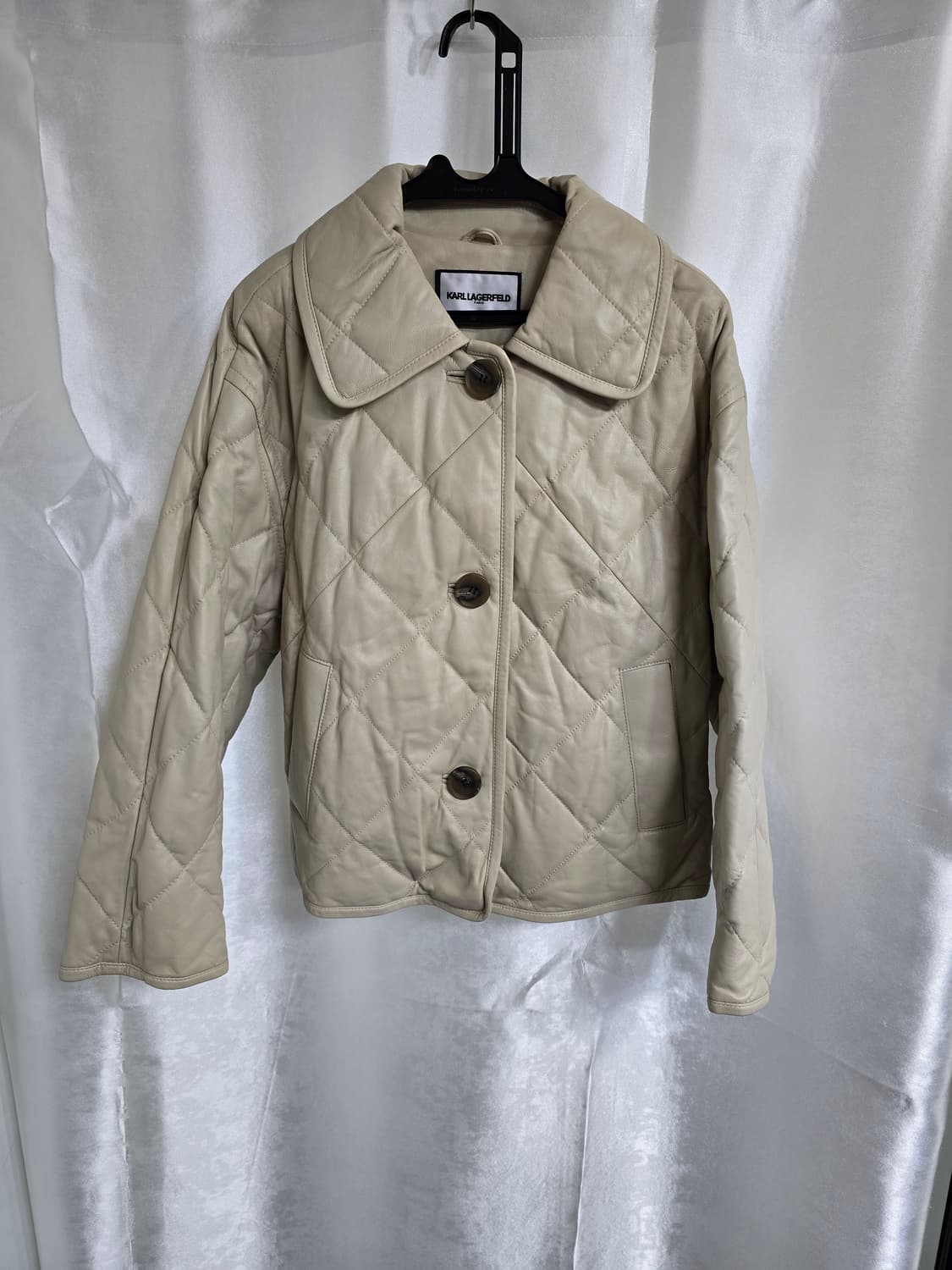 칼 라거펠트 퀼팅 양가죽 패딩 (1915) 상품이미지1