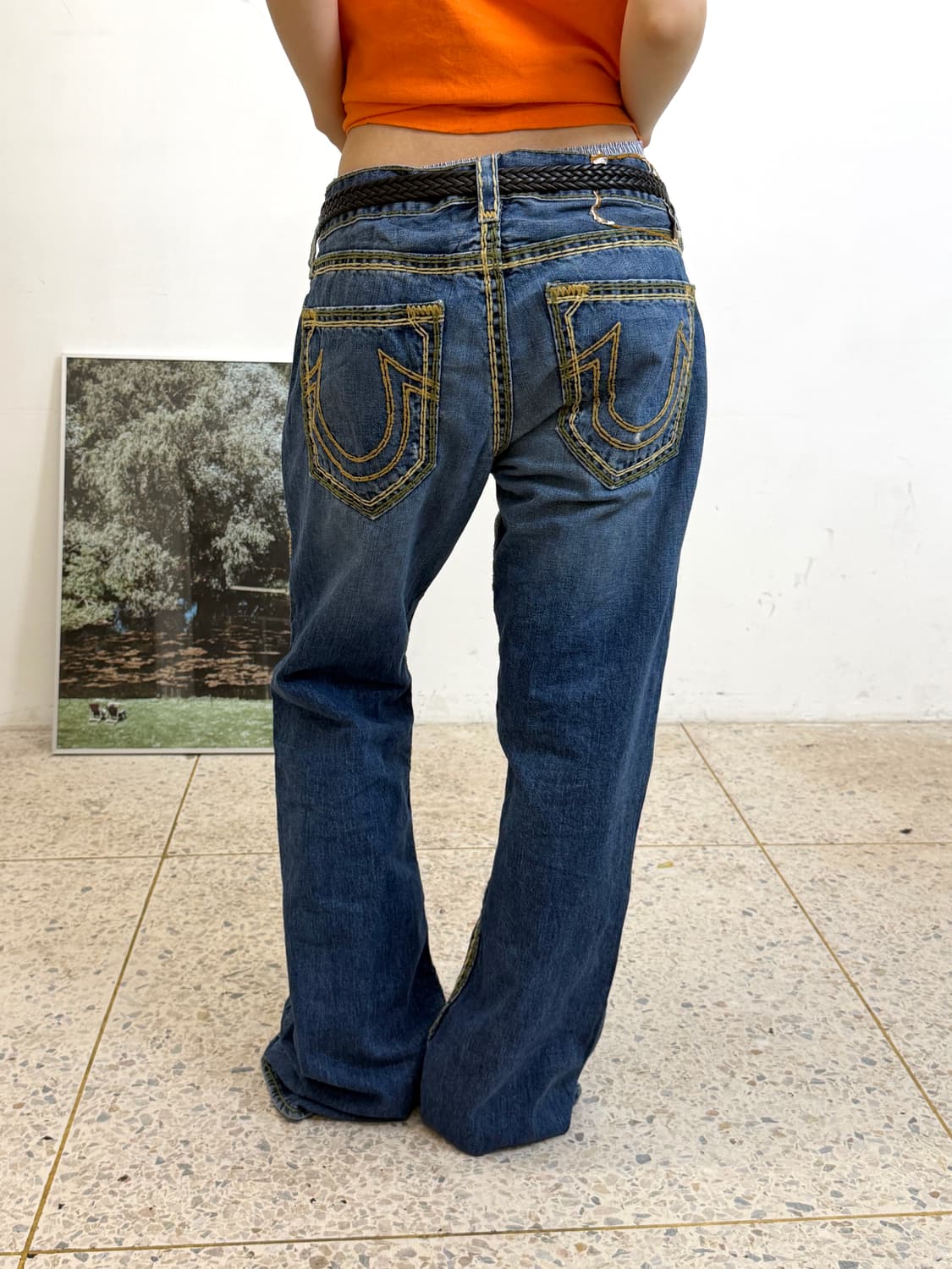 트루릴리전 스트레이트 핏 상품이미지5