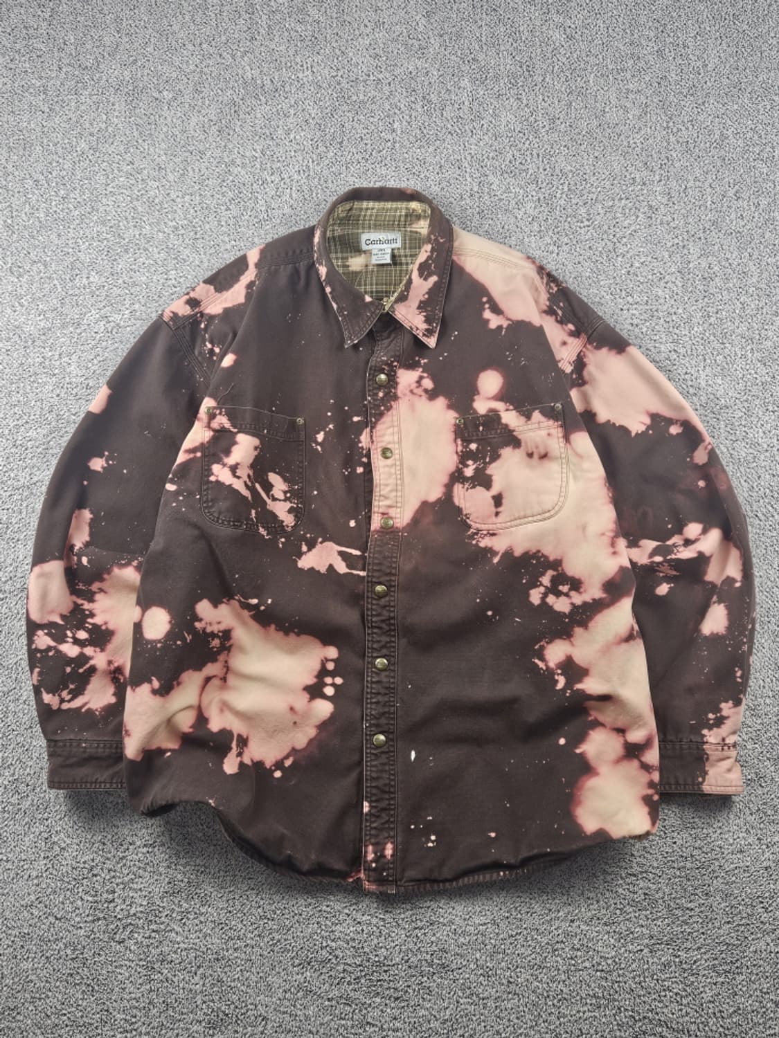 칼하트 다잉 워시드 커스텀 워크 셔츠 자켓 ( 2XL ) / 10584 상품이미지1